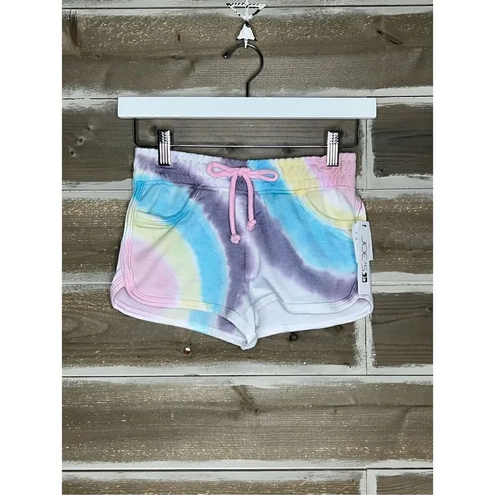 Joe’s Jeans NWT Tie Dye Girls cotton Pocket Shorts Sz 6